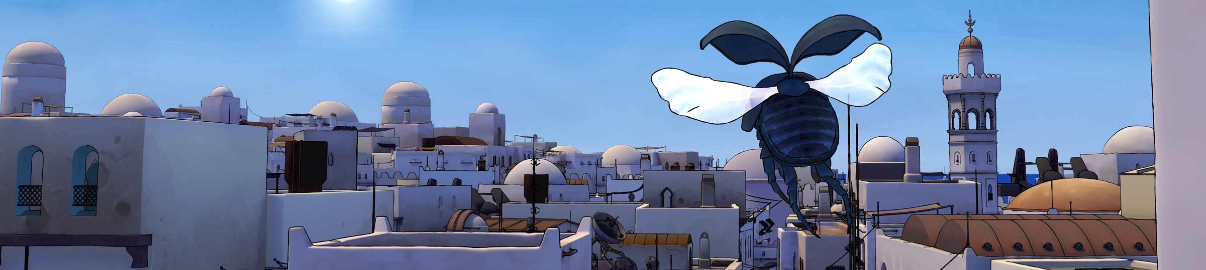 Opening still image from the animation